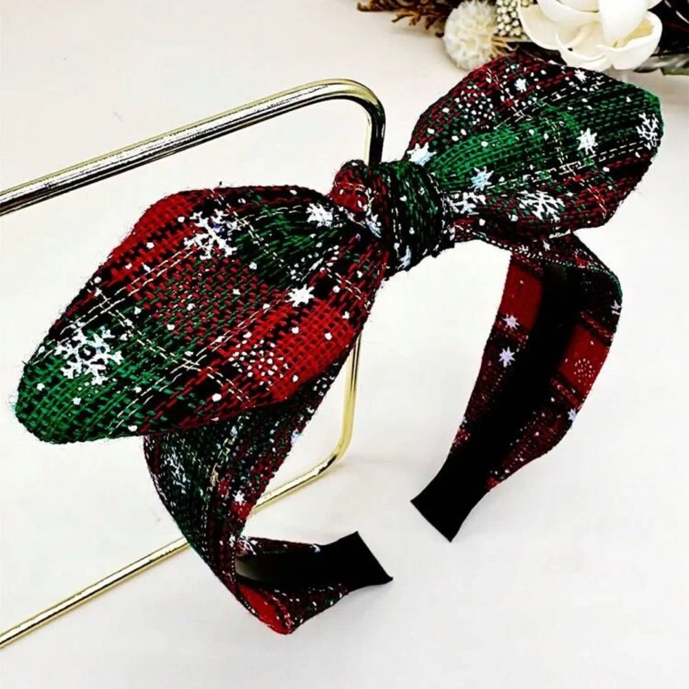 Christmas Bow Headband